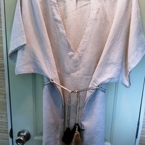 Mini dress swim suit cover up.